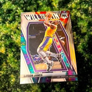 I am selling a LeBron James will to win basketball card